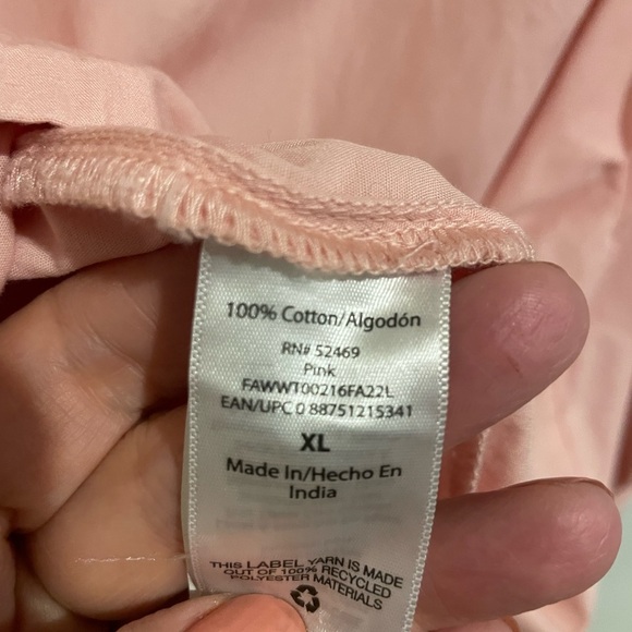 Free Assembly boho Pink peasant blouse with balloon sleeves. Size XL - Picture 5 of 6